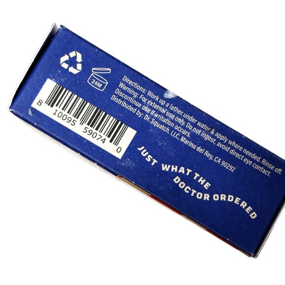 Dr. Squatch Freedom Fresh Limited Edition Men’s Soap New In Box - NWT - Picture 7 of 7